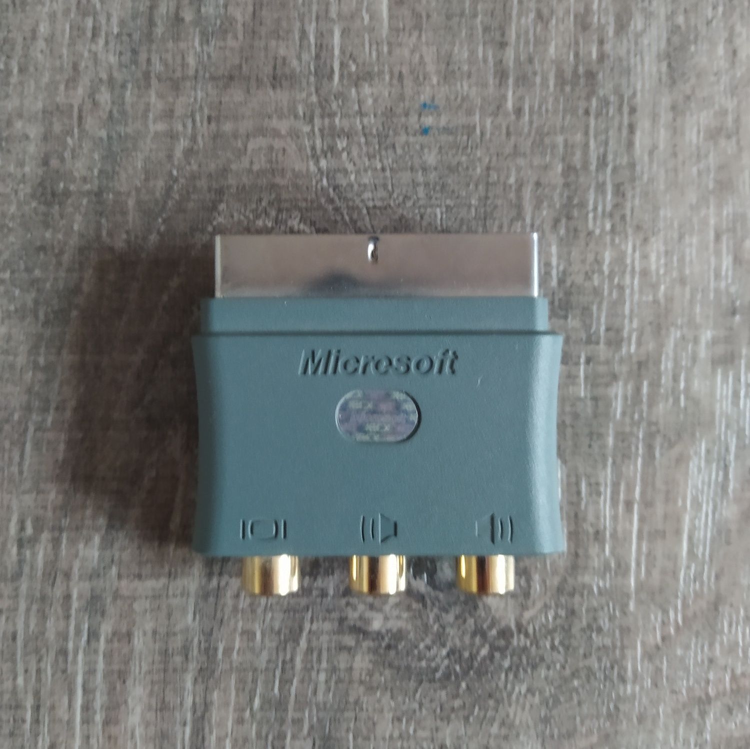 Microsoft XBOX 360 ADAPTER cinch RCA EURO Oryginał