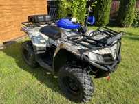 CF Moto 520 4x4 reduktor blokada hak wyciągarka led Wspomaganie kier