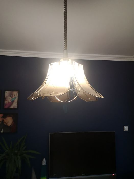 Zestaw lamp do salonu i jadalni, antyk