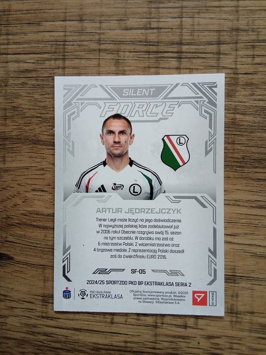 Karta piłkarska ekstraklasa