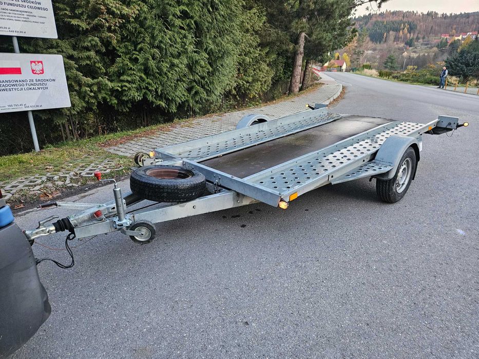 Przyczepa Samochodowa Laweta Lawetka 1800 DMC * Niewadow *Uchylna *VAT
