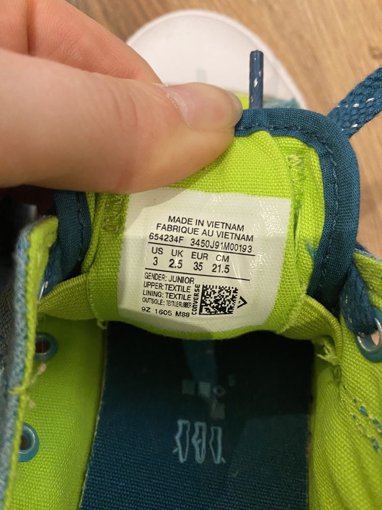 Кеди Converse All stars 35 розмір