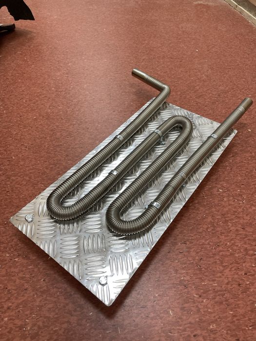 Grzejnik wydech do webasto vevor odzysk ciepla 25mm