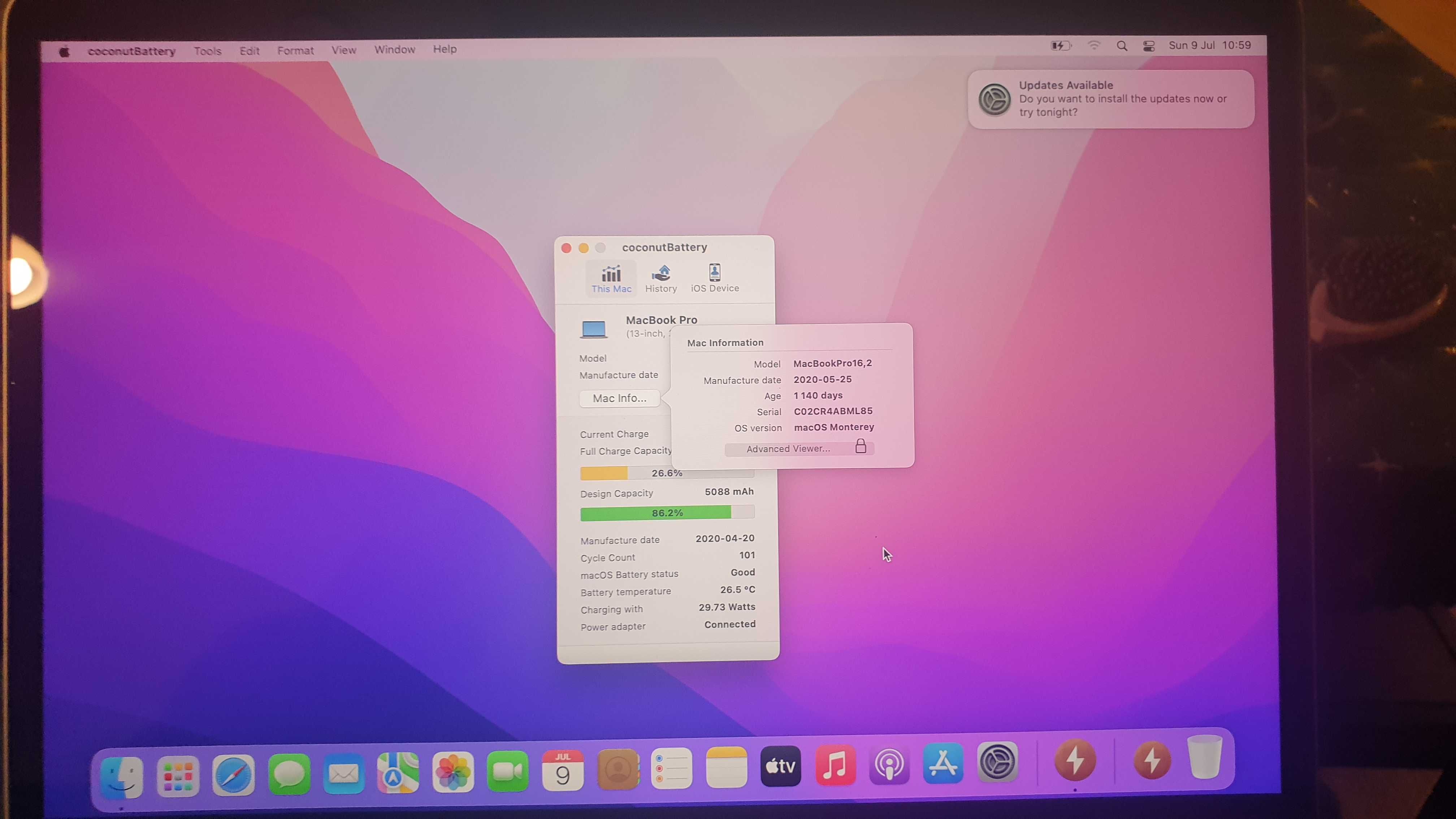 MacBook Pro (13-calowy, 2020, cztery porty Thunderbolt 3 )