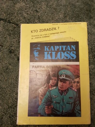 Kapitan Kloss Nr 10 Kurierka z Londynu - wyd II 1987 rok