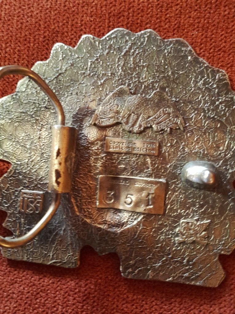 Fivela cinto cabeça índio, ed. limitada  made in USA