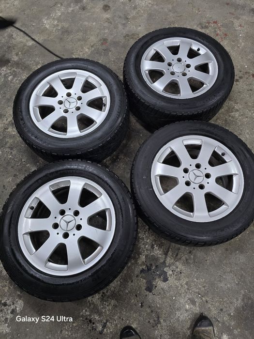 Koła z oponami zimowymi mercedes 225/55/16