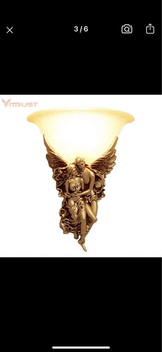 Бра ексклюзив світильник ангел пара