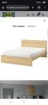 Malm cama / carvalho