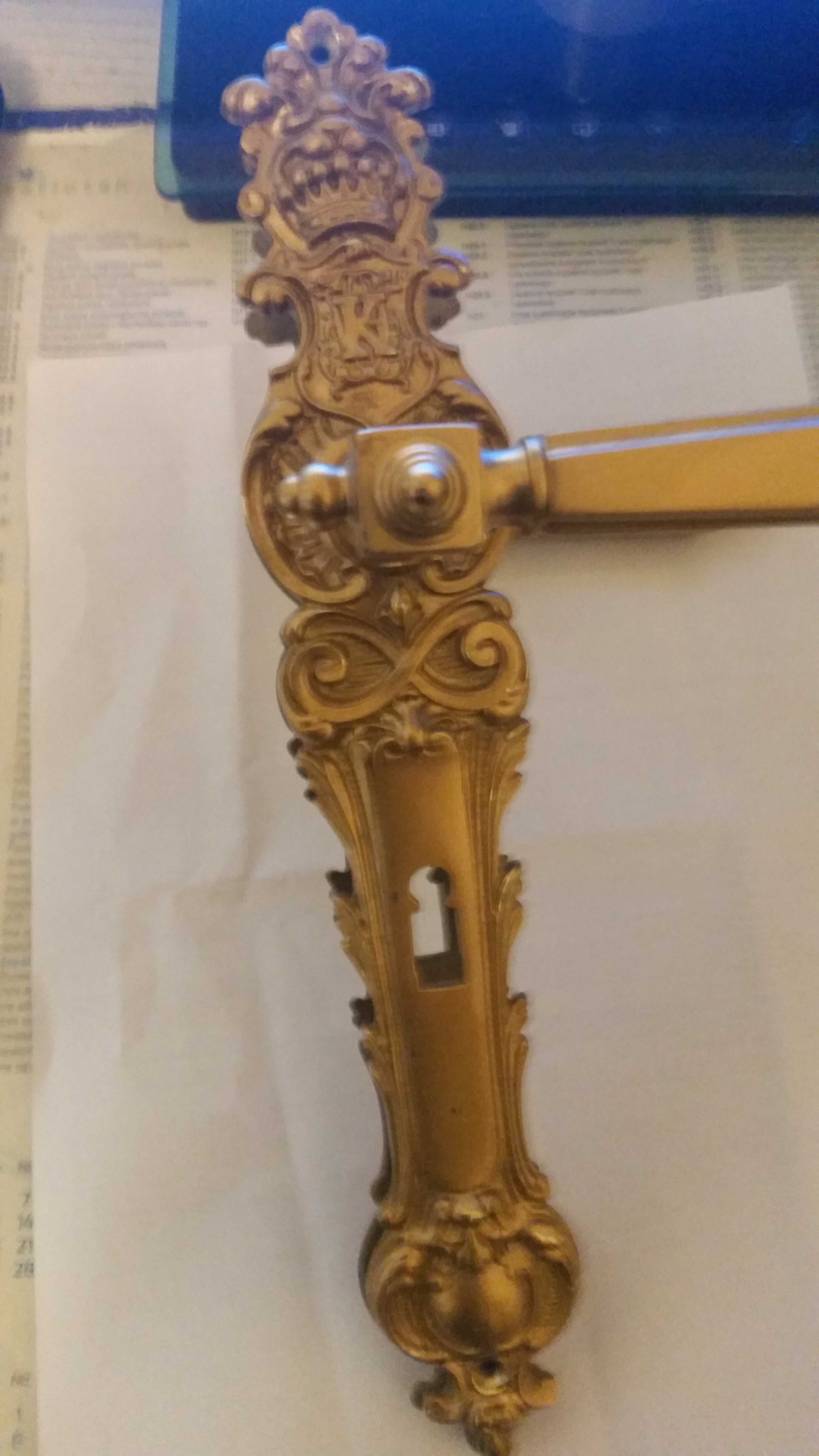klamka stara mosiezna