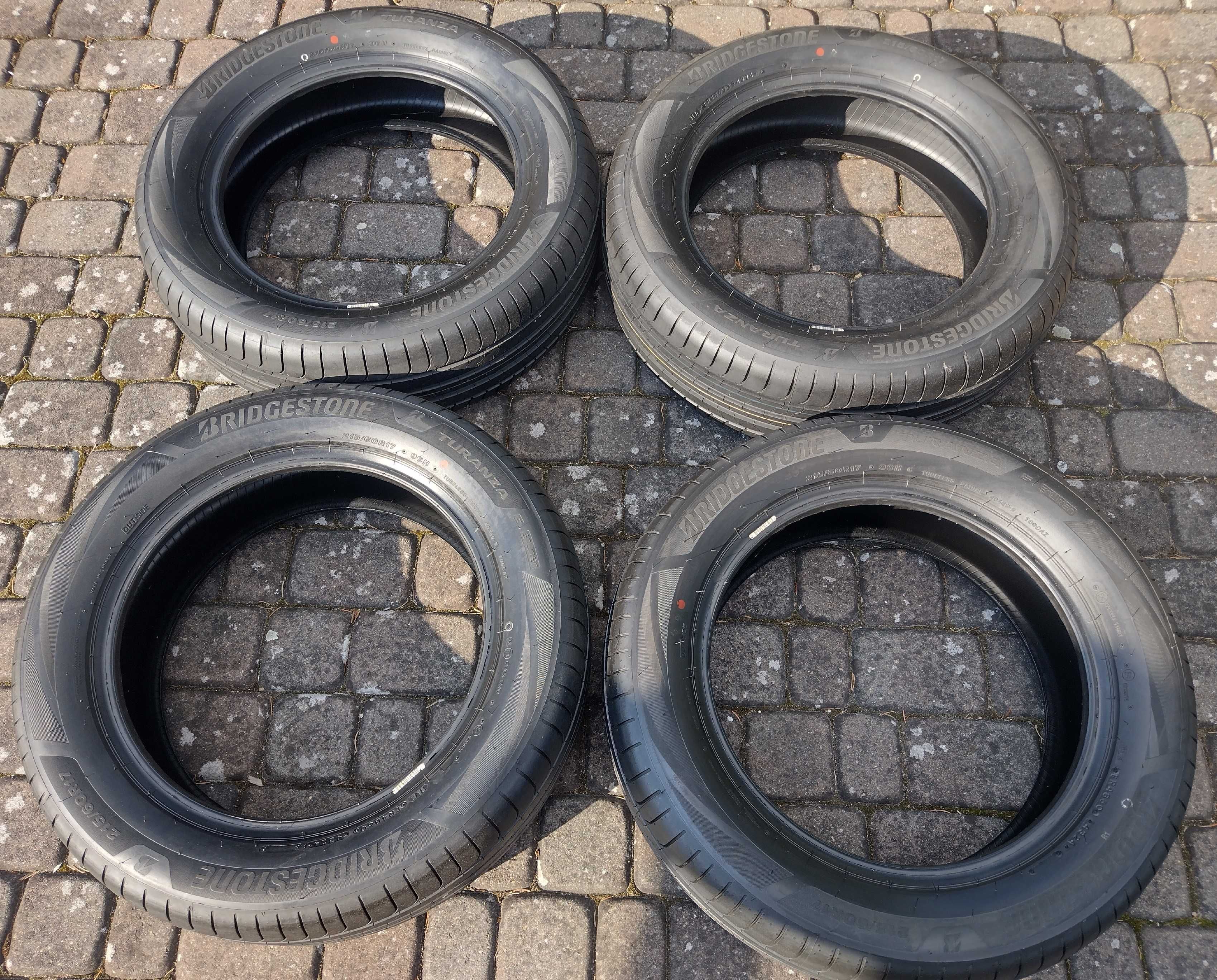 Opony letnie (nowe) Bridgestone TURANZA 6  215/60 R17" (klasa premium)