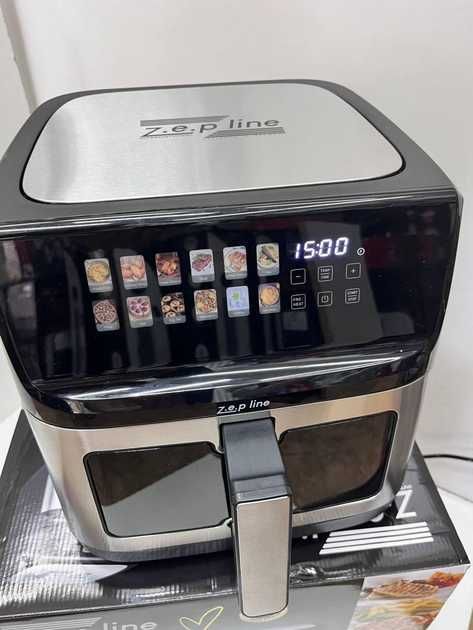 Новинка! 14 литров! Аэрогриль ZP-211 ДВА ТЭНА аерогриль фритюрница