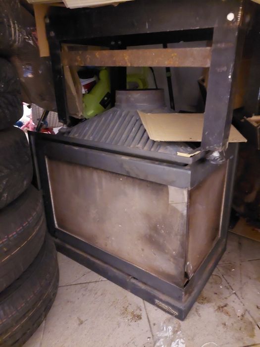 Wkład kominkowy z stelażem - dla niewymagających,  tanio