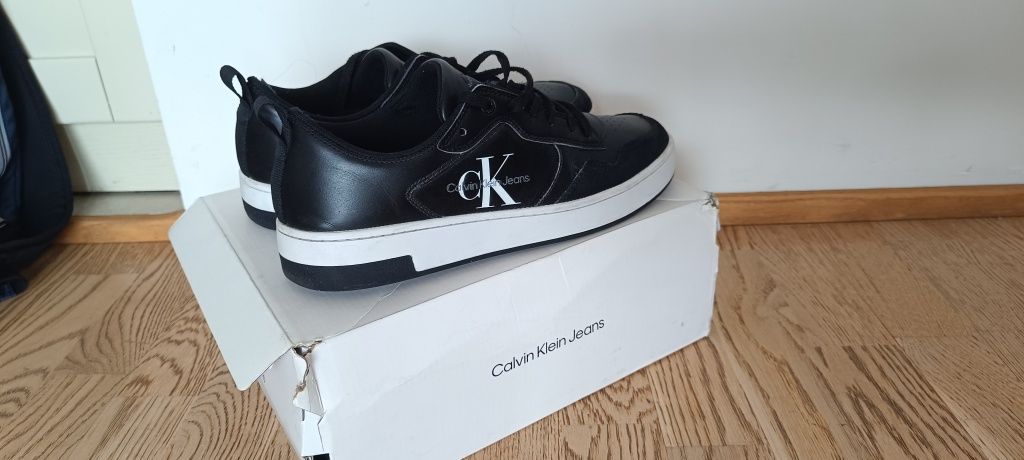 Взуття calvin klein 42й розмір basket cupsole low lth mono