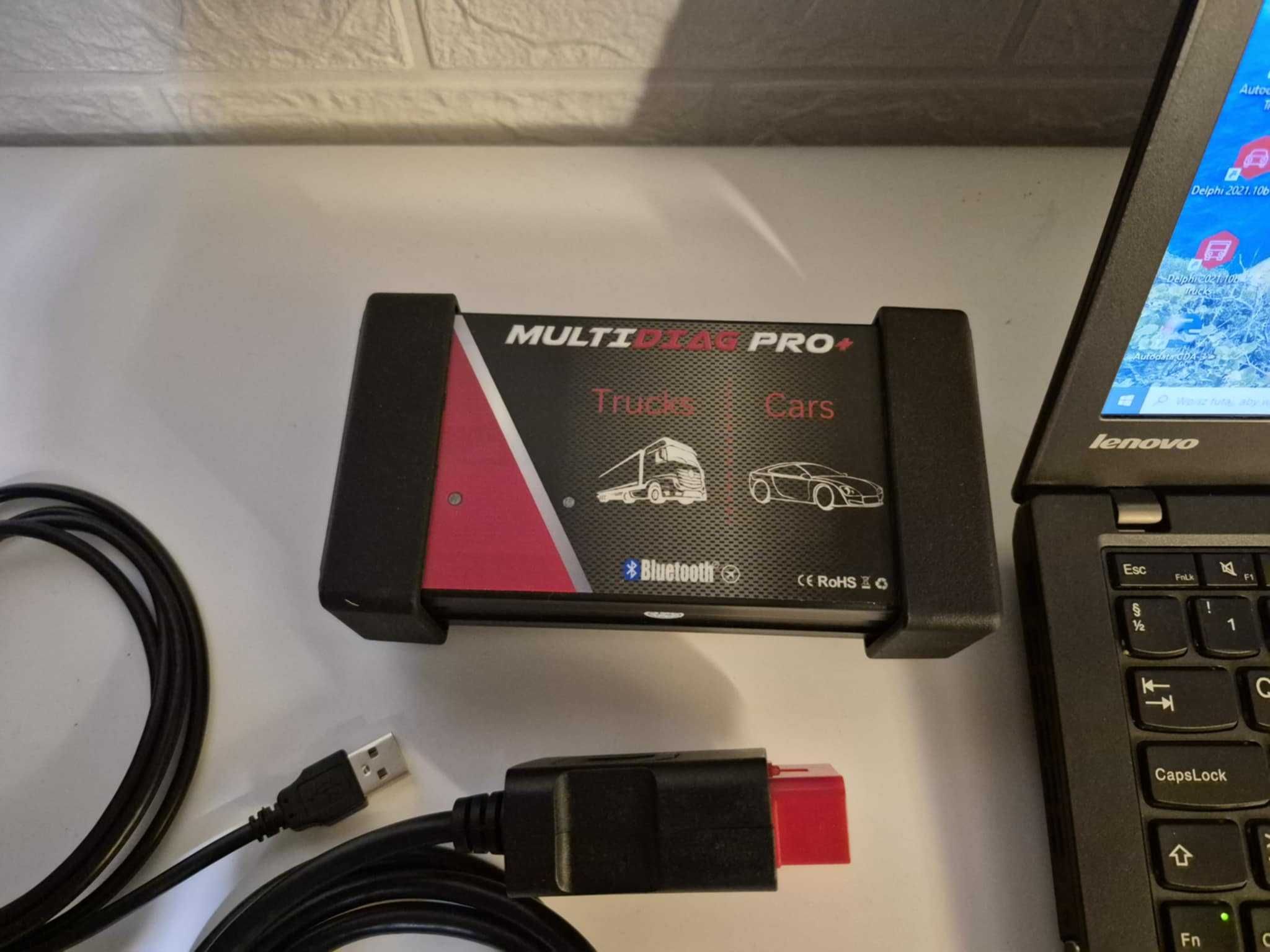 Zestaw diagnostyczny MultiDiag Pro+ w komplecie z laptopem