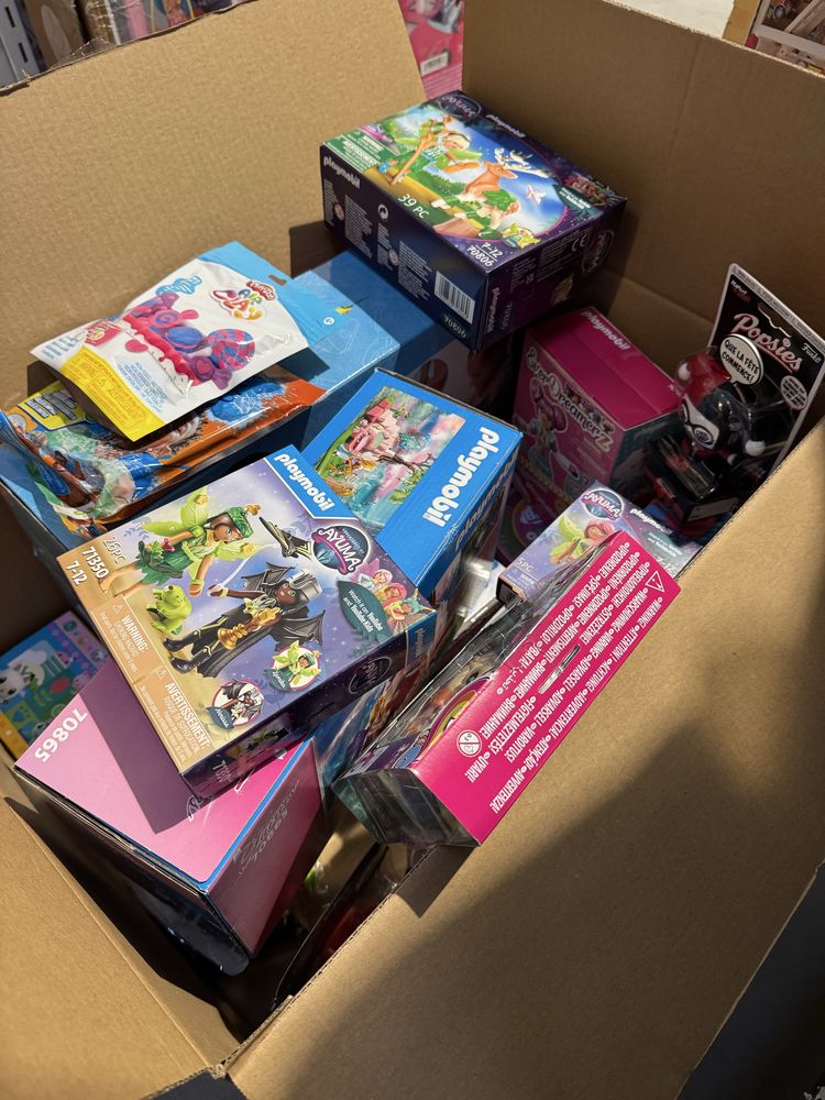 Box karton z zabawkami Zabawki dla dziewczynki klasa A Nowe