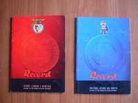 Medalhas do Benfica e Porto. Record 1998.