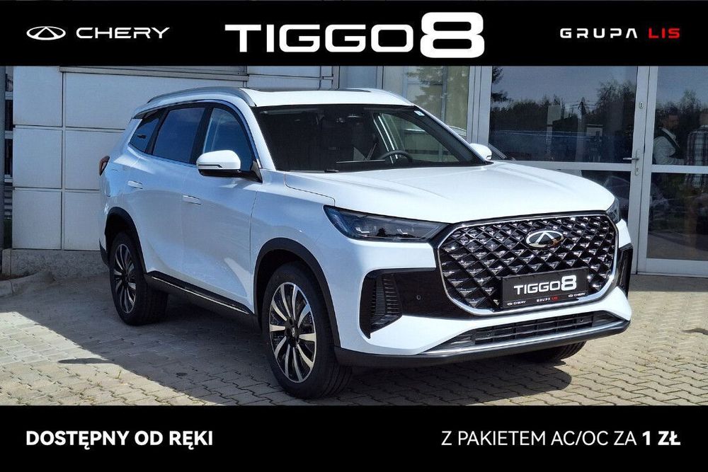 Chery Tiggo 8 Wersja wyposażenia: PRESTIGE, AUTO DOSTĘPNE OD RĘKI!!!
