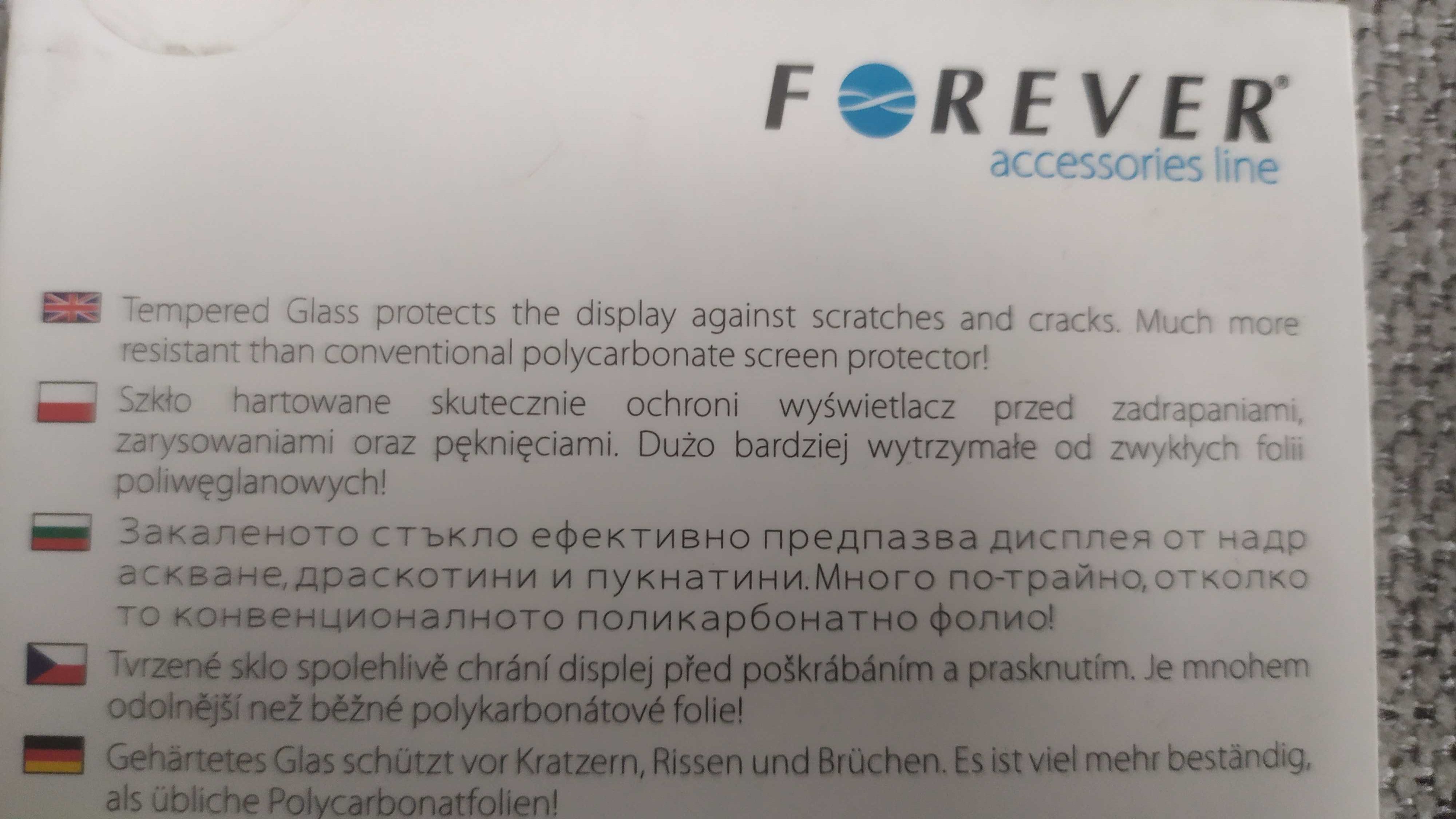 Nowa zapakowana szybka do telefonu smartfon Forever Glass Uniwersalny,