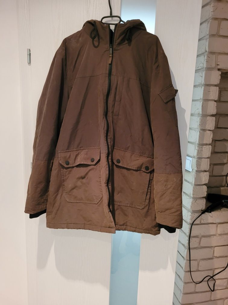 Kurtka męska parka khaki ściągacze zimowa ciepła Medicine XL