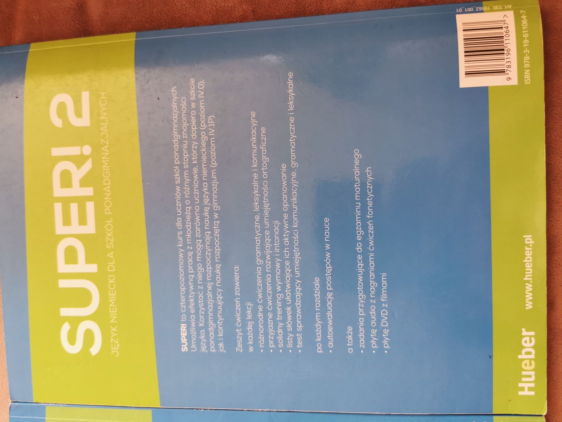Podręcznik języka niemieckiego oraz zeszyt ćwiczeń Super 2