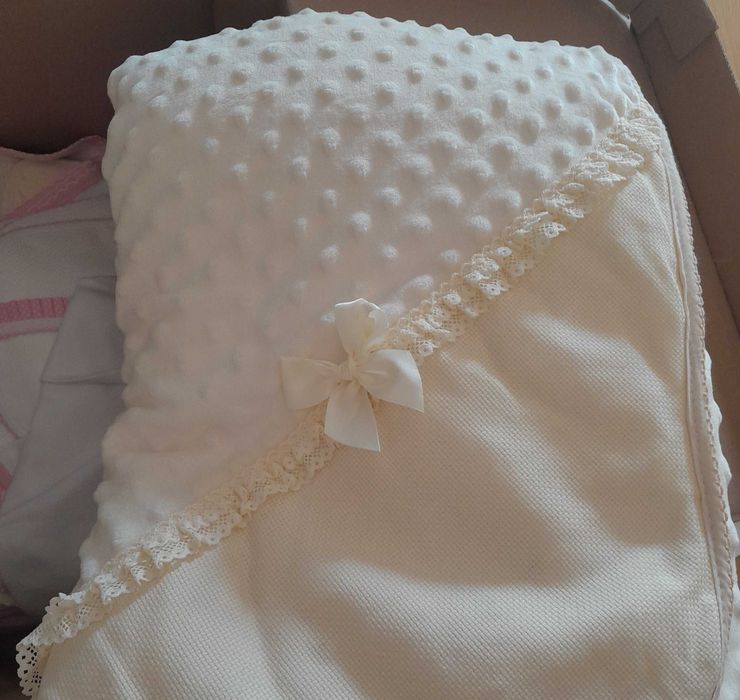 Oportunidade novo preco Manta Beje Pérola para Bebé