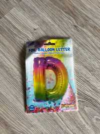 Foliowy balon litera D