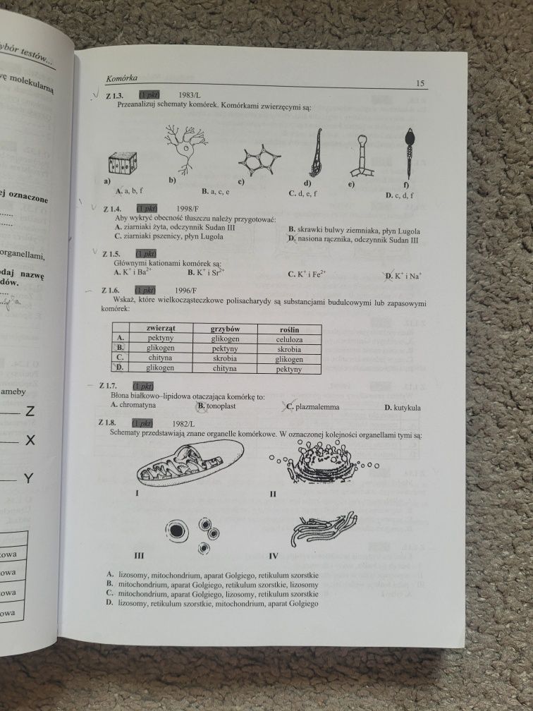 Biologia wybór testów