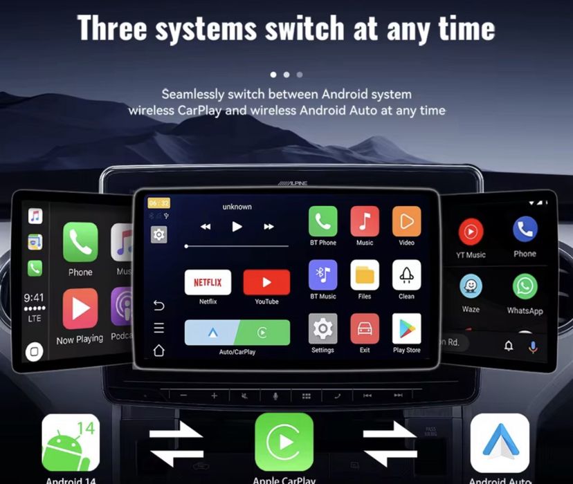 Ai box carplay 4/64gb android 14