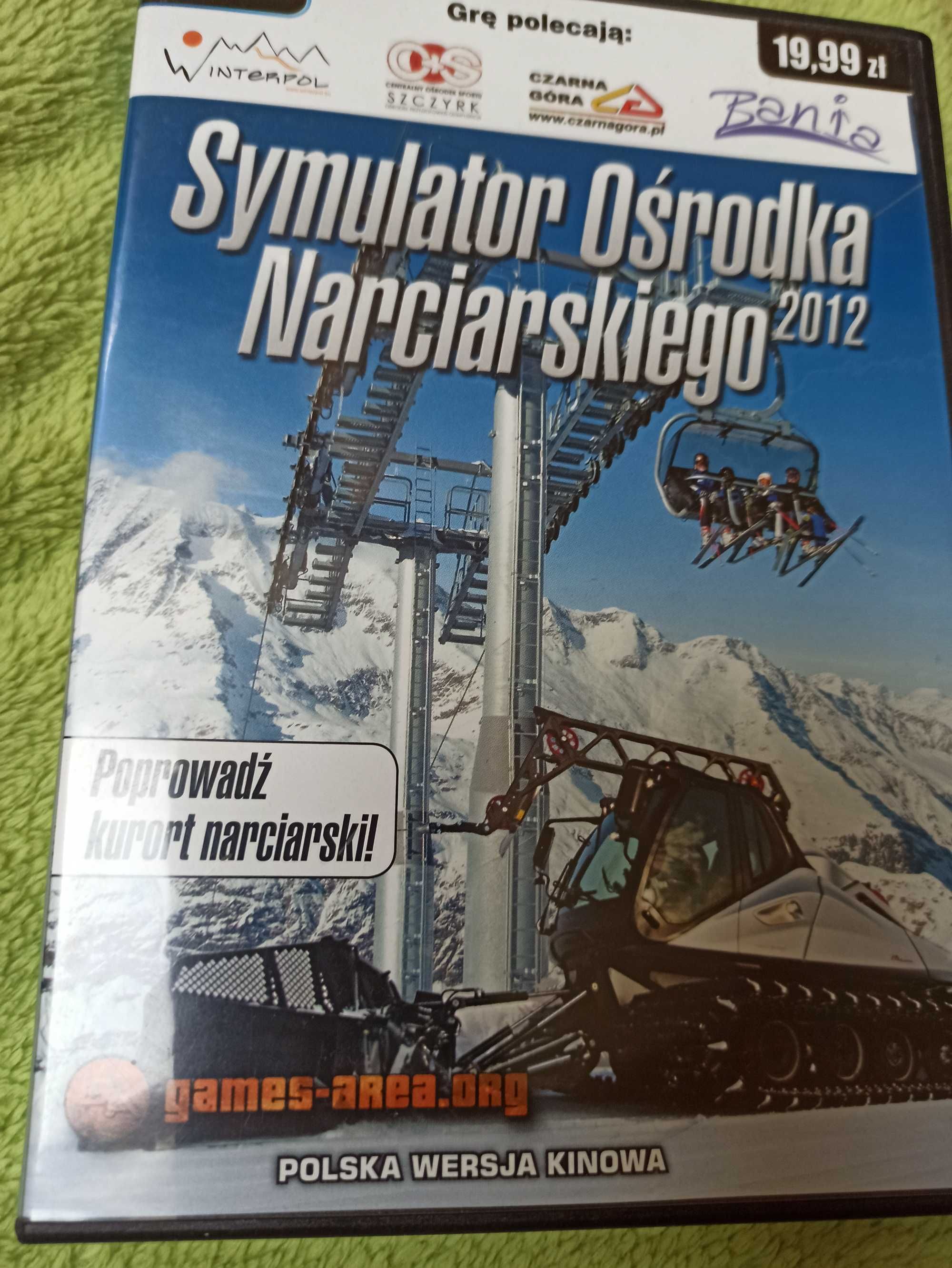 gra DVD Symulator Ośrodka Narciarskiego