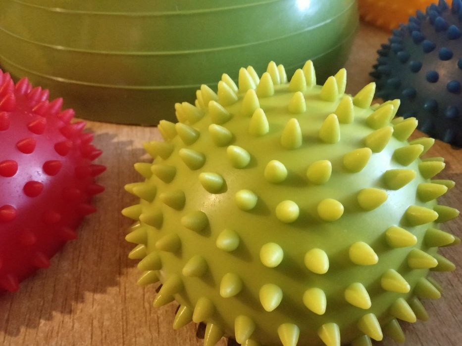 Zestaw kolorowych półkul - nowy