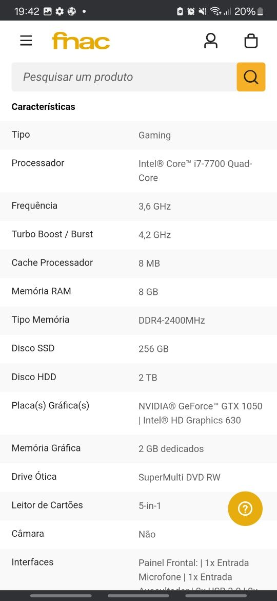 Computador Fixo Asus ROG G11CD Semi-Novo