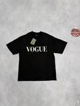 футболка Balenciaga Vogue tee Black ma