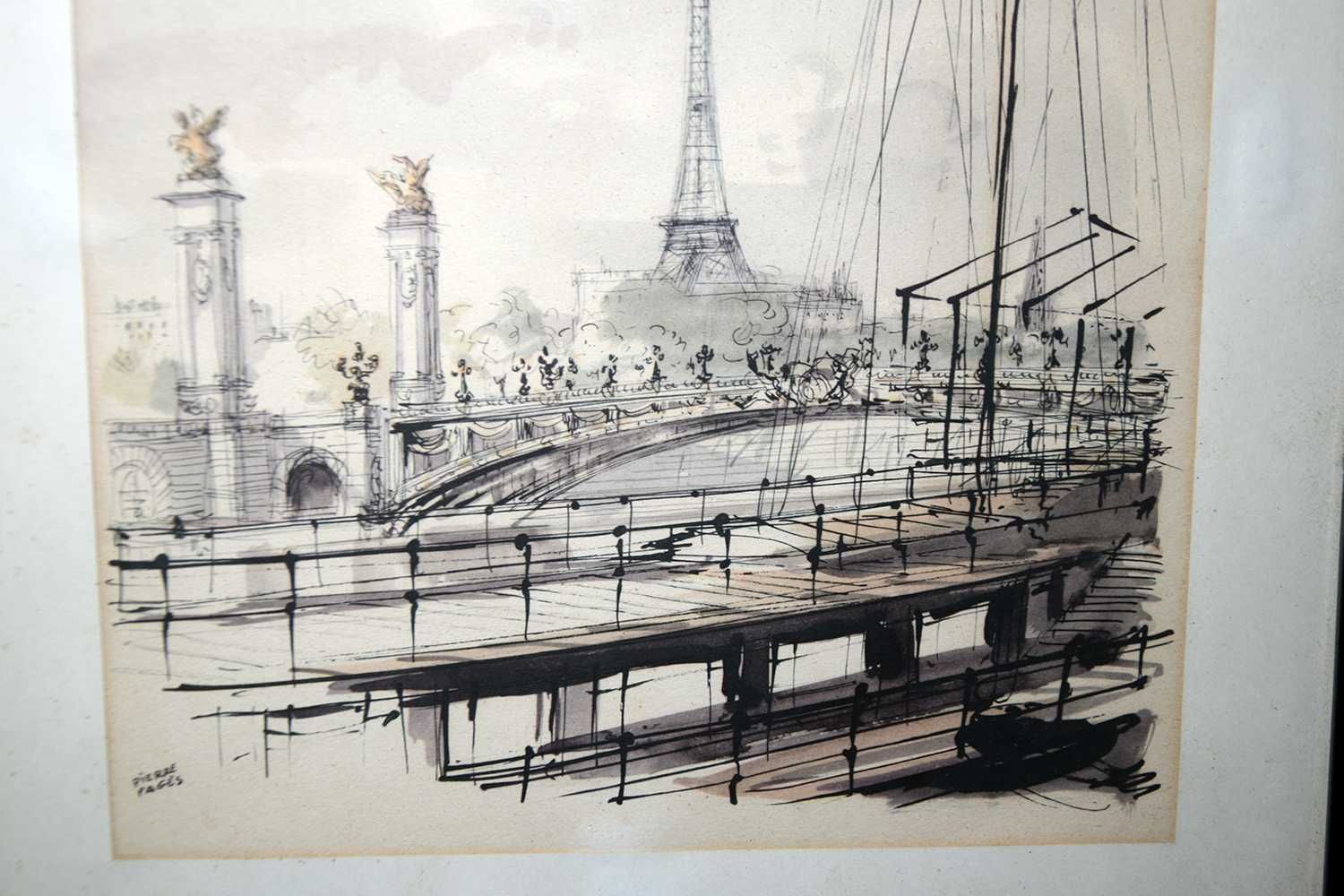 Quadro Vintage Paris Sena