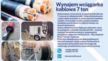 wciągarka kablowa 7 ton - wynajem z operatorem