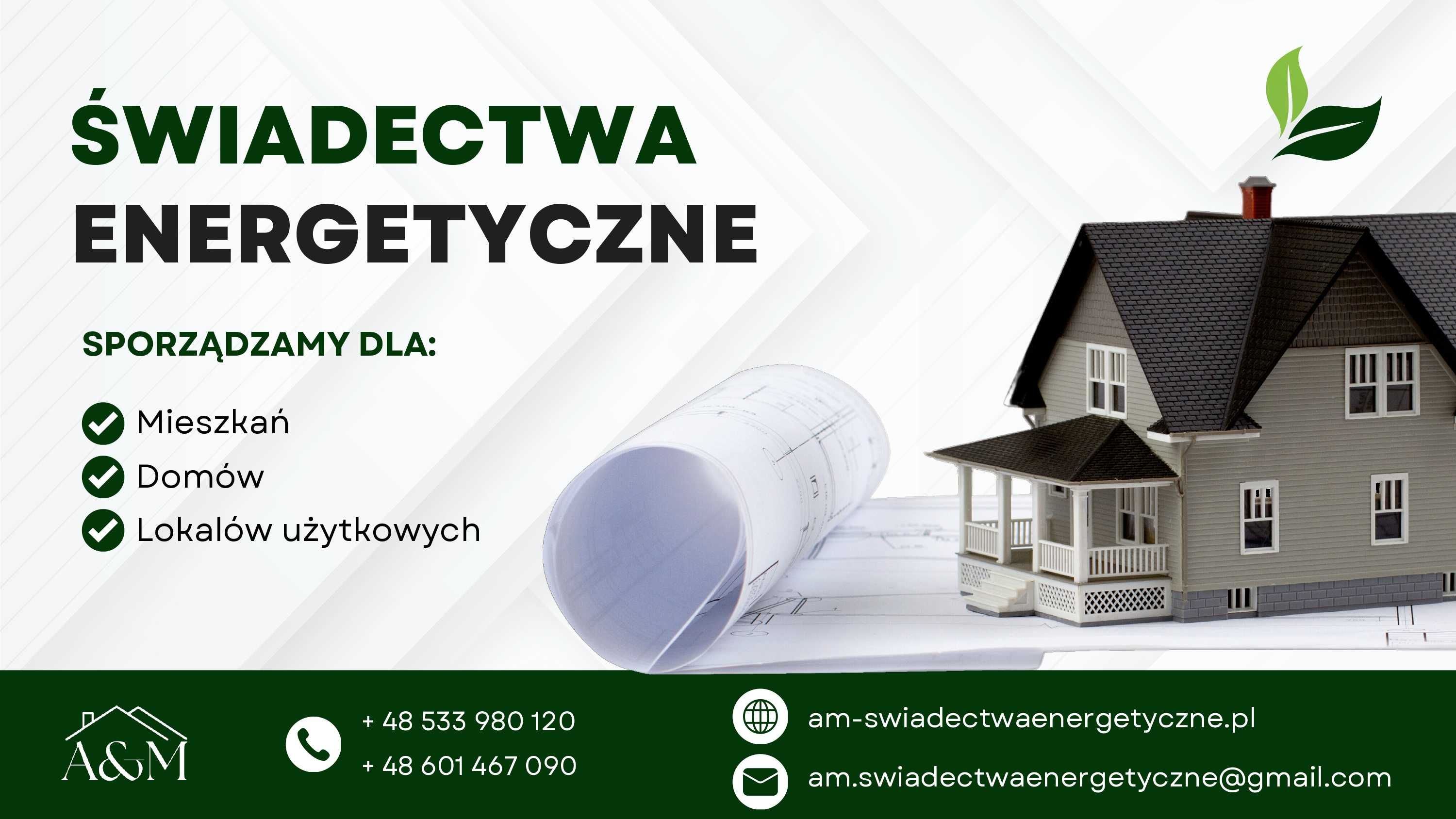 Świadectwa Charakterystyki Energetycznej