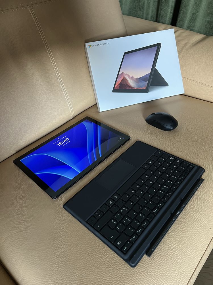Surface Pro 7 z klawiaturą i myszką i7, 256 GB SSD, 16 GB RAM