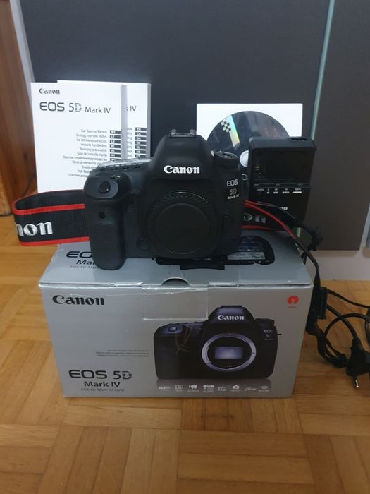 Canon 5d mark iv z niskim przebiegiem