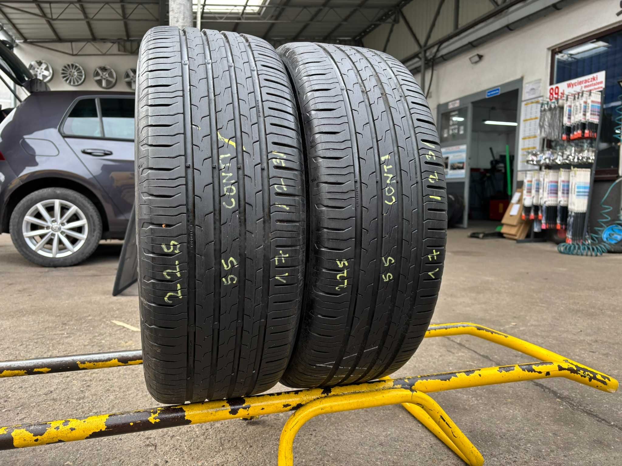 2X OPONY LETNIE 225/55R17 101Y Continental EcoContact 6 I * 6MM 2023R