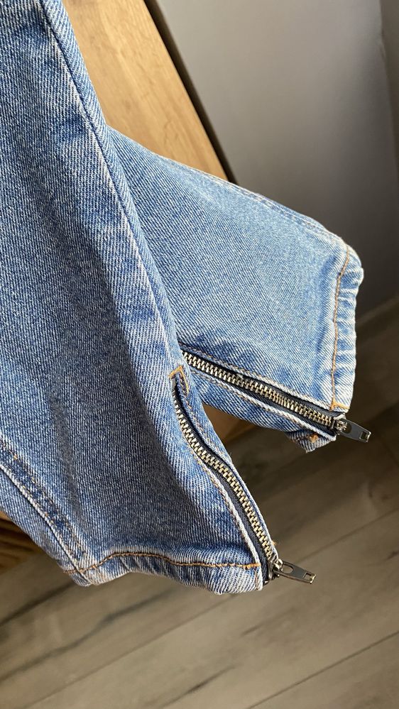 Spodnie ZARA 42 męskie jeansy bawełna