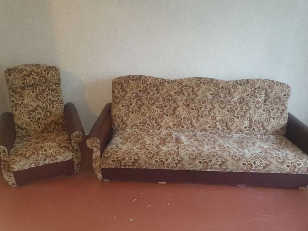 диван и 2 кресла в гостинную