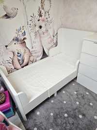 Łóżko Busugne z materacem Nattsmyg IKEA