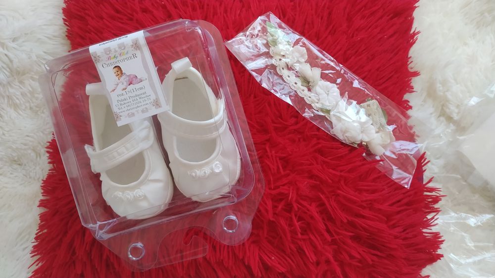 Ubranko 1do chrztu dla dziewczynki