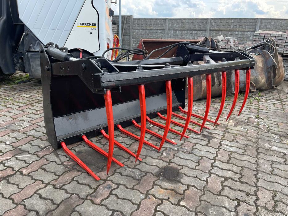 Widło krokodyl Oryginał 1.80 szeroki JCB 526 525 Wąska ramka RIMAN 520