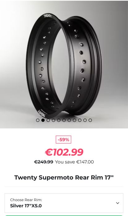 Aros supermotard ktm Husqvarna