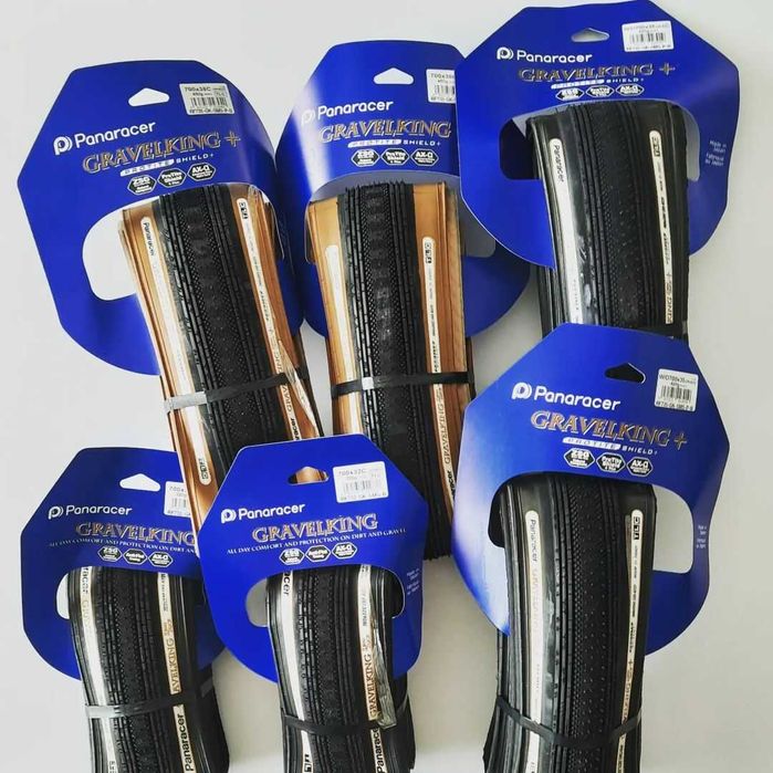 Нові Покришки, камери Panaracer GravelKing SS, SK, Slick, EXT