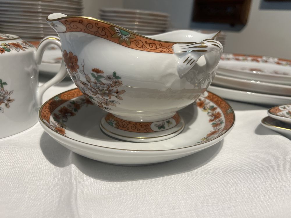 Servico de jantar da Magnolia da Vista Alegre