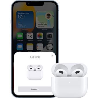 AirPods Apple (3.ª geração) com Caixa de Carregamento Magsafe!