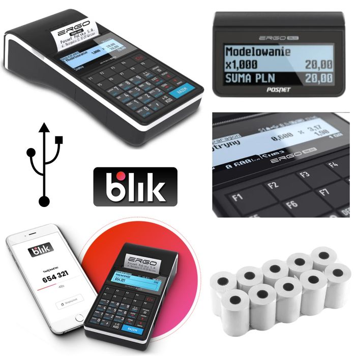 Kasa Fiskalna Posnet Ergo Online Rolki Fiskalizacja Cała Polska