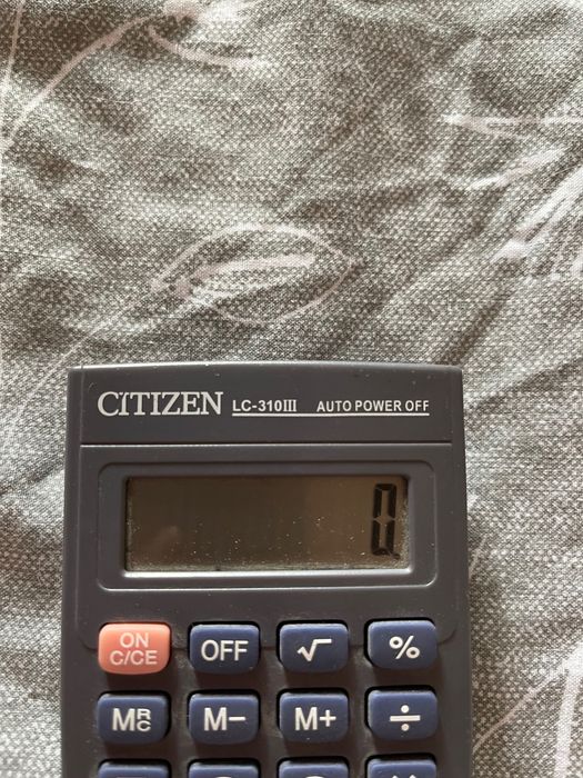 Калькулятор Citizen LC-310III Auto power off